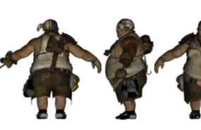 Pigsy Character 3d model
