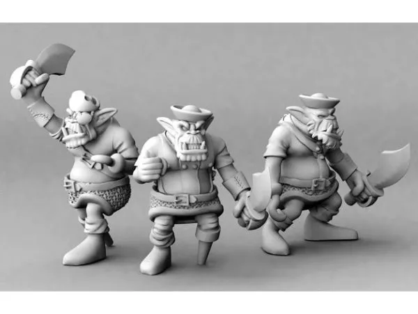 Piratey Orks Character Sculpt 3d model Piratey Orks Character Sculpt 3d model