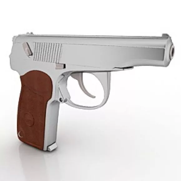 Pistol Gun Weapon 3d model Pistol Gun Weapon 3d model