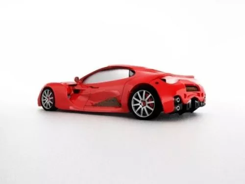 Pixel Sport Car 3d model Pixel Sport Car 3d model