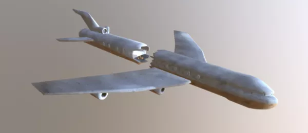 Aircraft Engine Module 3d model
