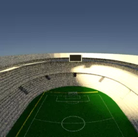 Playground Stadium Building 3d model