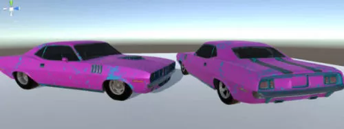 Plymouth Car Lowpoly 3d model Plymouth Car Lowpoly 3d model