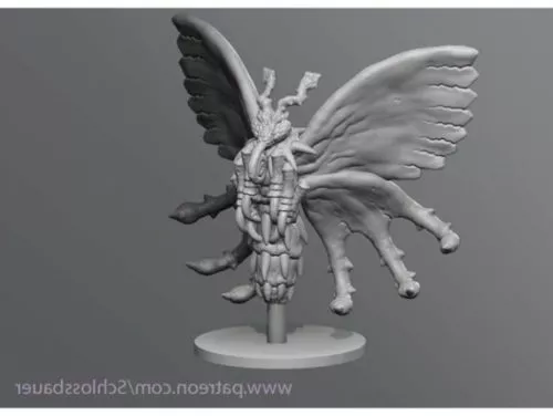 Poison Butterfly Character Sculpture 3d model Poison Butterfly Character Sculpture 3d model