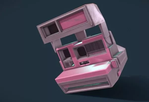 Kodak V1003 Digital Camera Rigged 3d model