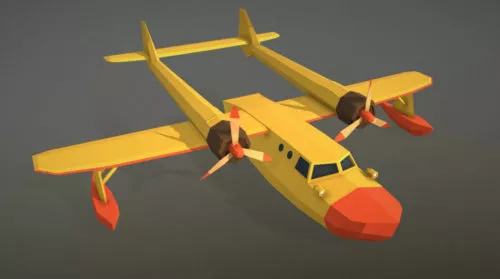 Sea Duck Airplane 3d model Sea Duck Airplane 3d model