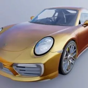 Porsche 911 Turbo Car 3d model