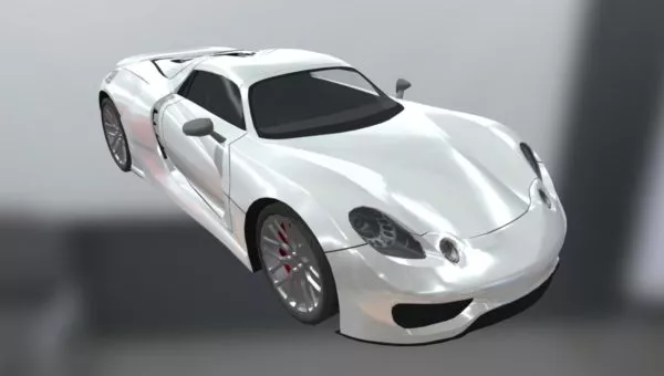 Super Car Porsche 918 R 3d model Super Car Porsche 918 R 3d model