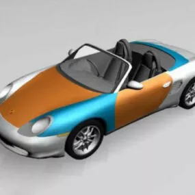 Porsche Boxster Convertible Car 3d model