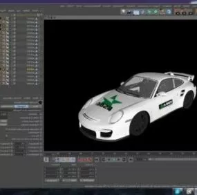 Porshe Esea Super Car 3d model