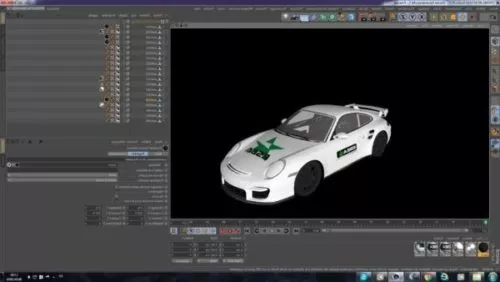 Porshe Esea Super Car 3d model Porshe Esea Super Car 3d model