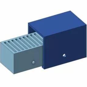 Portable Microsd Card Holder Printable 3d model