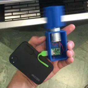 Printable Wind Powered Usb Charger 3d model
