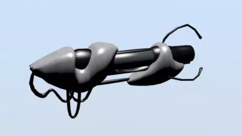 Portal Wall With Shelf 3d model