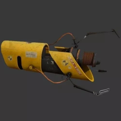Portal Wall With Shelf 3d model