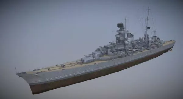 Weapon Eugen Crusier Ship 3d model Weapon Eugen Crusier Ship 3d model