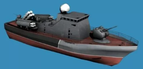 Project 206mr War Ship 3d model Project 206mr War Ship 3d model