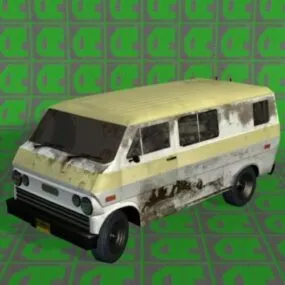 Old Van 3d model