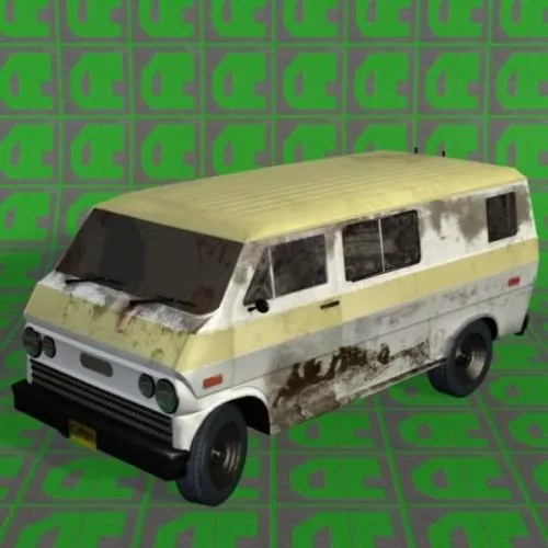 Old Van 3d model Old Van 3d model