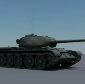 T44-85 Tank Design 3d model