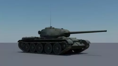 Ww2 Soviet Tank Is1 3d model