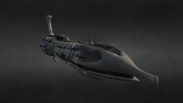Scifi Space Station 3d model