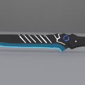 Psion Sci-fi Knife Weapon 3d model
