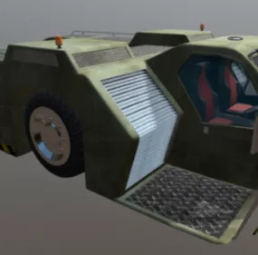 Pushback Tractor Vehicle 3d model