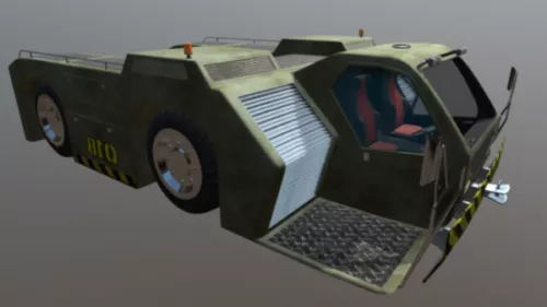 Earth Scraper Vehicle 3d model