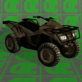 Quad Bike Off Road Vehicle 3d model