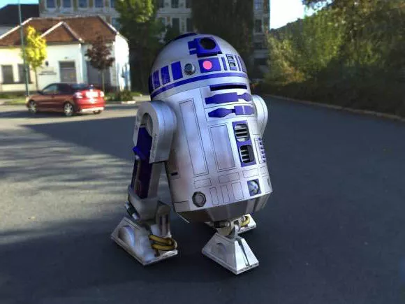 R2d2 Robot Humanoid Design 3d model R2d2 Robot Humanoid Design 3d model