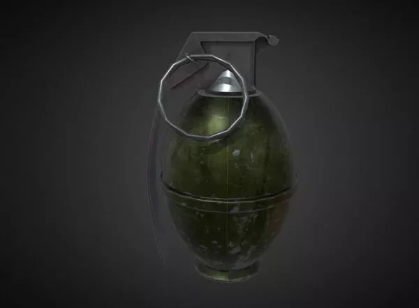 Timer Tnt With Clock Bomb Weapon 3d model