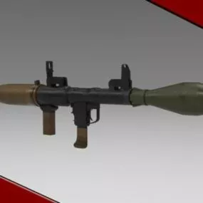 Rpg 7 Anti Tank Gun 3d model