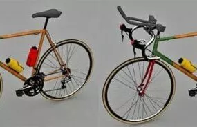 Racing Bicycle Thin Tyres 3d model
