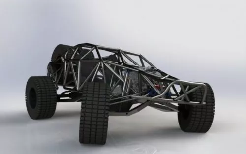 Rally Fighter Killer Car 3d model Rally Fighter Killer Car 3d model