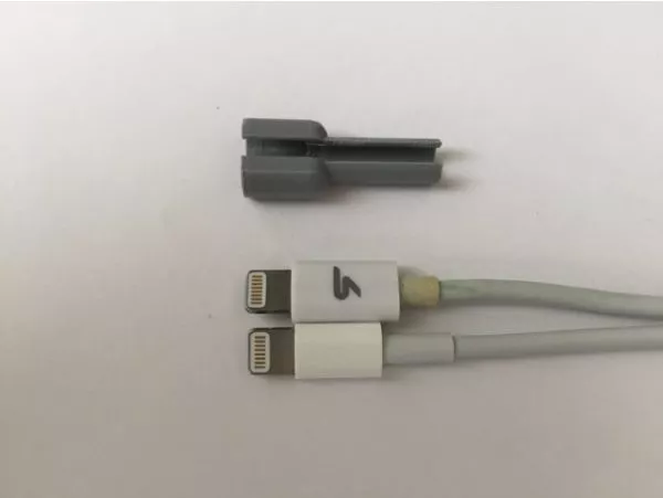 Printable Lightning Cable Protector 3d model Printable Lightning Cable Protector 3d model