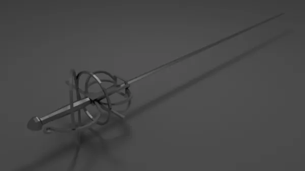 Rapier Weapon 3d model Rapier Weapon 3d model