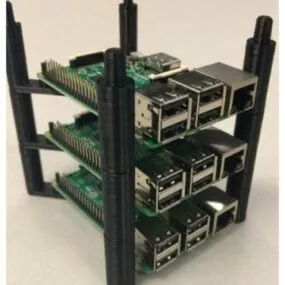 Printable Raspberry Pi Stacking Tray 3d model