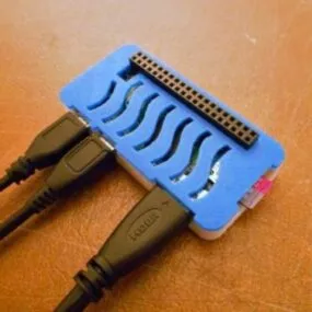 Printable Raspberry Pi Zero Case 3d model