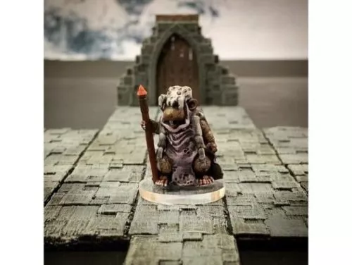 Ratfolk Druid Mother Game Character 3d model Ratfolk Druid Mother Game Character 3d model