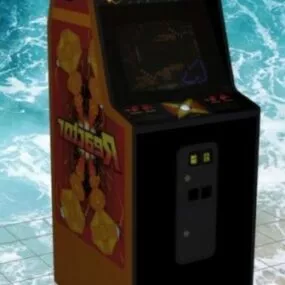 Reactor Upright Arcade Game Machine 3d model