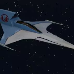 Phantom Fighter Spaceship 3d model