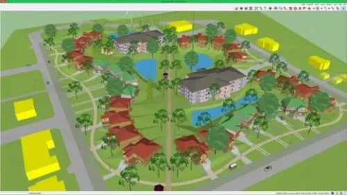 Urban City Redevelopment 3d model Urban City Redevelopment 3d model