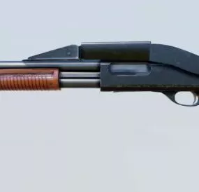 Remington Gun Weapon 3d model