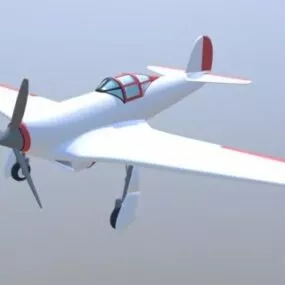 Renard R30 Vintage Airplane 3d model