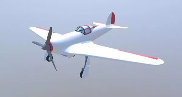 Renard R30 Vintage Airplane 3d model Renard R30 Vintage Airplane 3d model