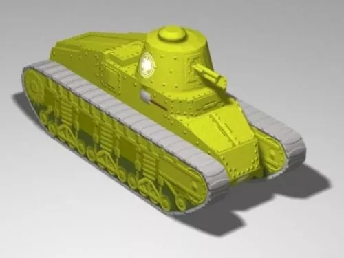 Ww2 Tank Weapon Soviet Tank 3d model