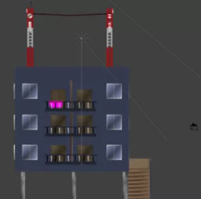 Gaming Residential Building 3d model
