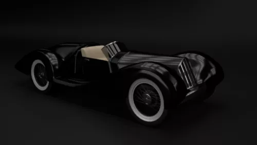 Retro Vintage Car 3d model Retro Vintage Car 3d model