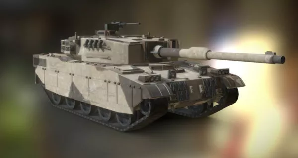 Modern Tank Concept 3d model